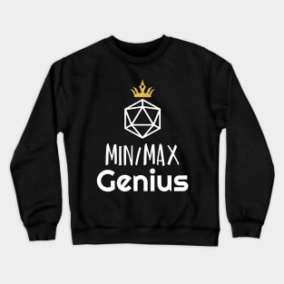 D20 Min Max Genius Crewneck Sweatshirt